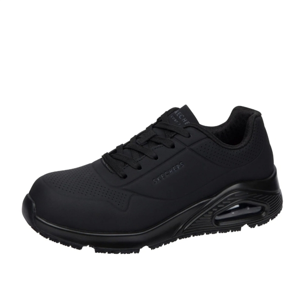 Flash Sale 'til 12 -Skechers Women's Black Slip Resistant Air Cooled Memory Foam - Picture 1 of 2